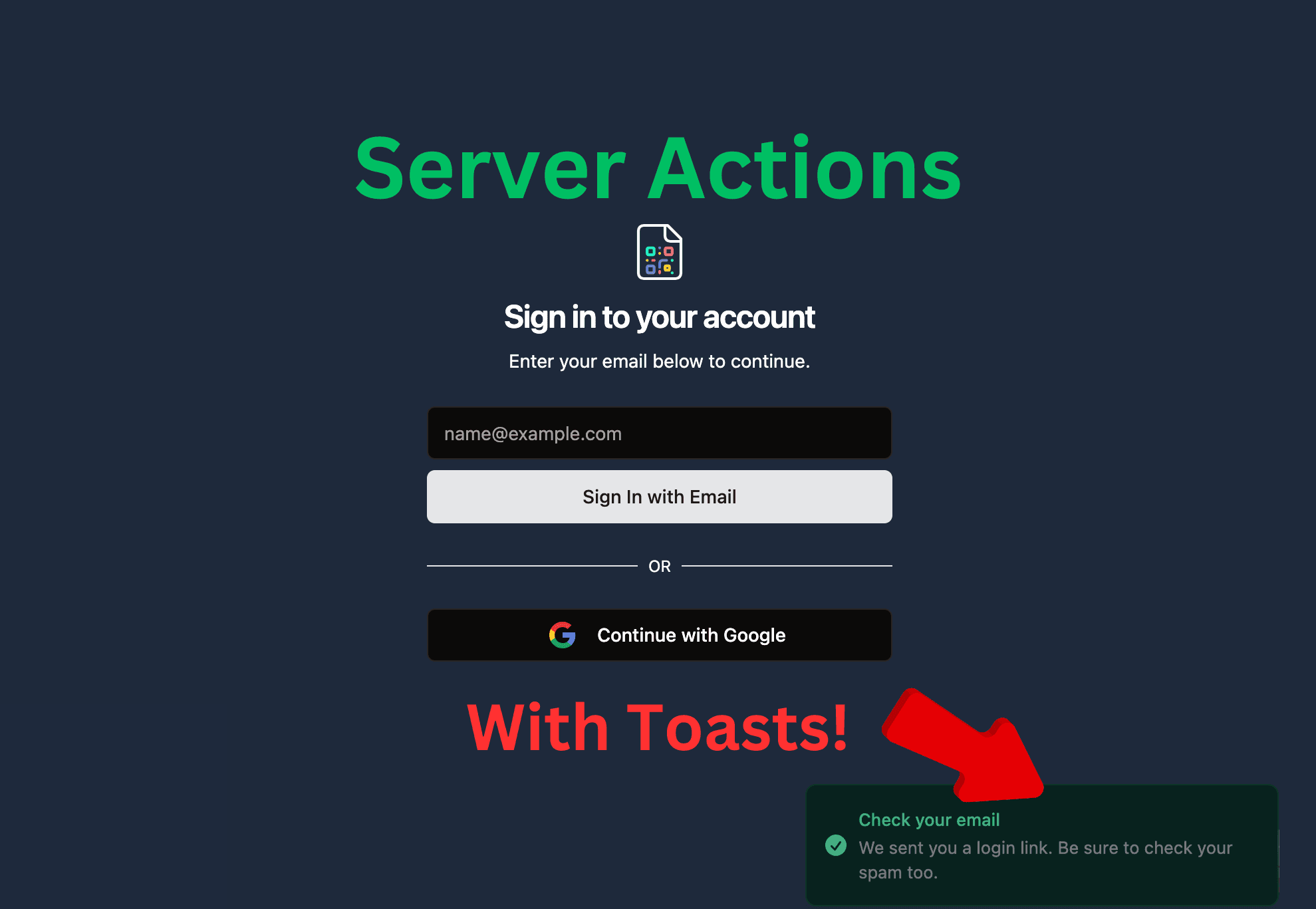 Cover Image for Use Toast Notifications with React Server Actions